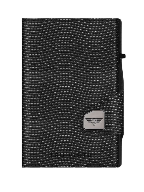 Wallet CLICK & SLIDE Lizard Black/Black