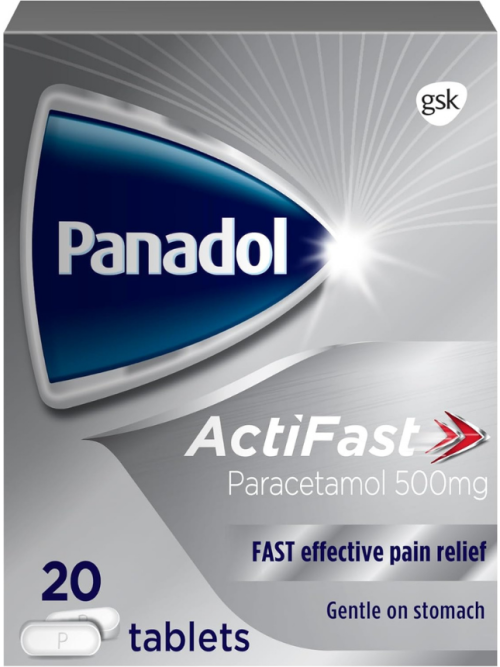 Panadol Actifast Fast Pain Relief Tablets 20 Pack