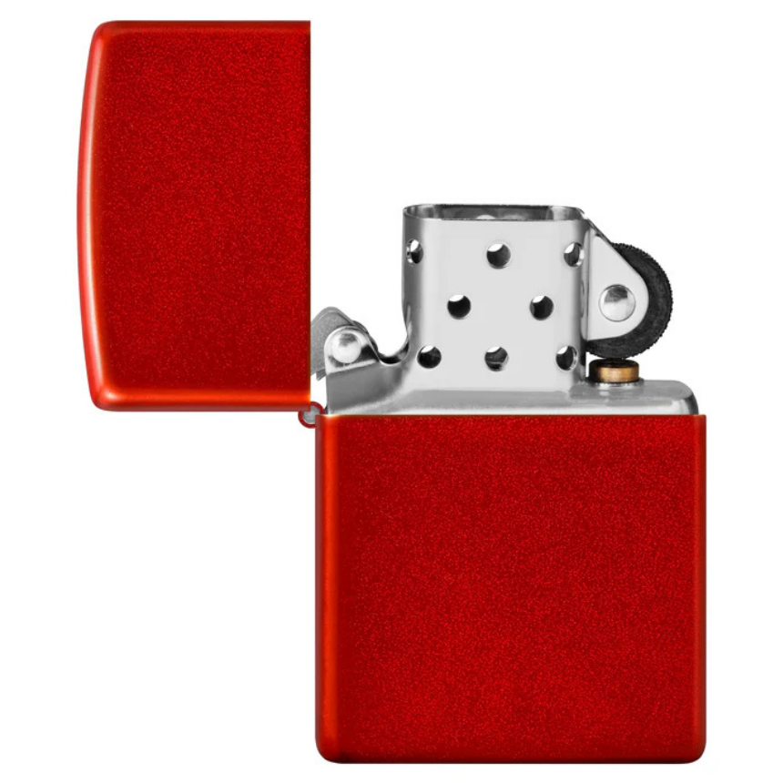 Zippo Regular Metallic Red Windproof Lighter - Image 5