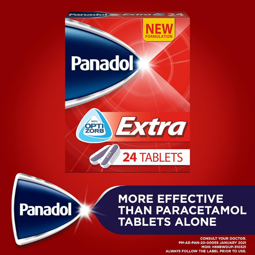 Panadol Extra with Optizorb 72 Tablets - Image 2