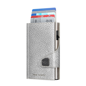 Wallet CLICK & SLIDE Silver Metallic/Silver
