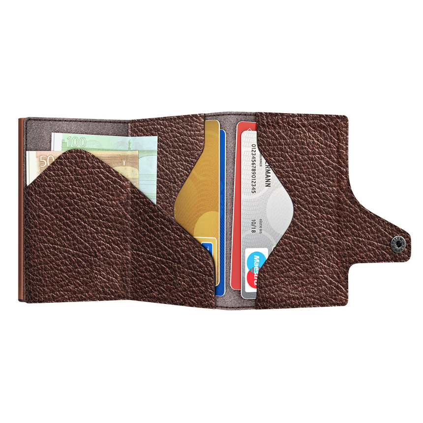 Wallet CLICK & SLIDE Brown Metallic/Brown - Image 2