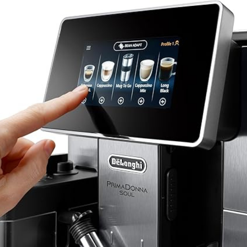 De’Longhi PrimaDonna Soul Bean-to-Cup Coffee Maker Machine - Image 3