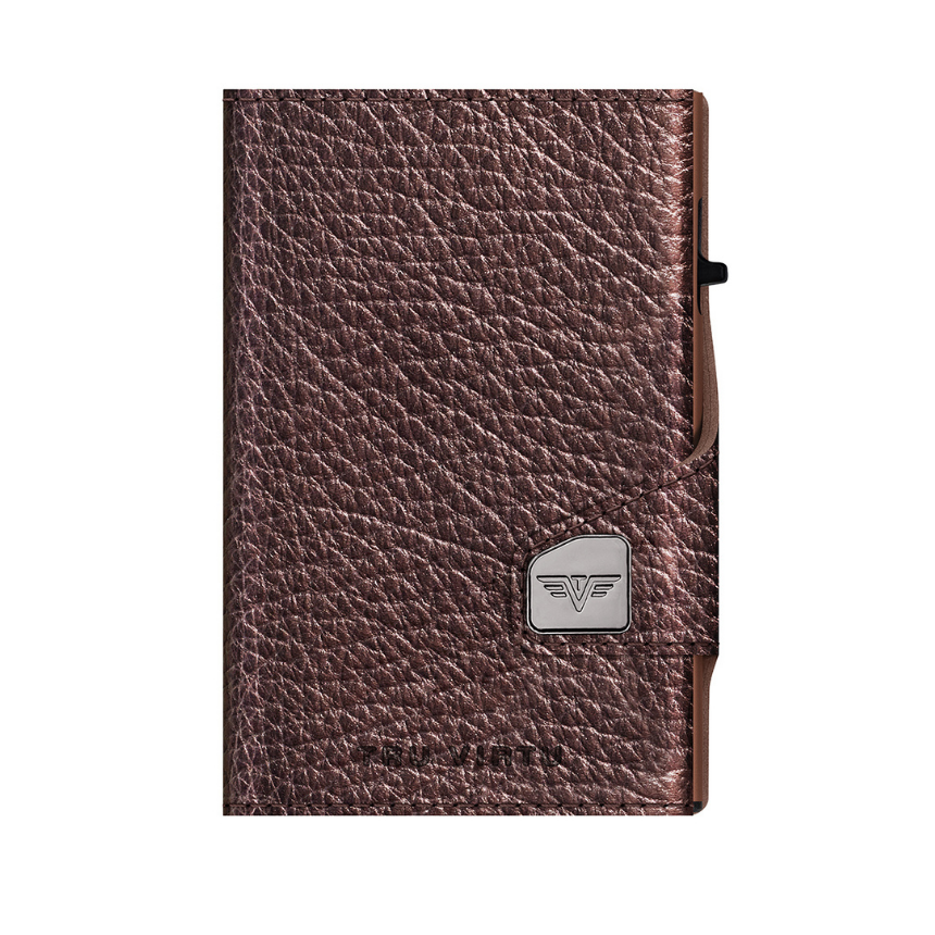Wallet CLICK & SLIDE Brown Metallic/Brown - Image 3