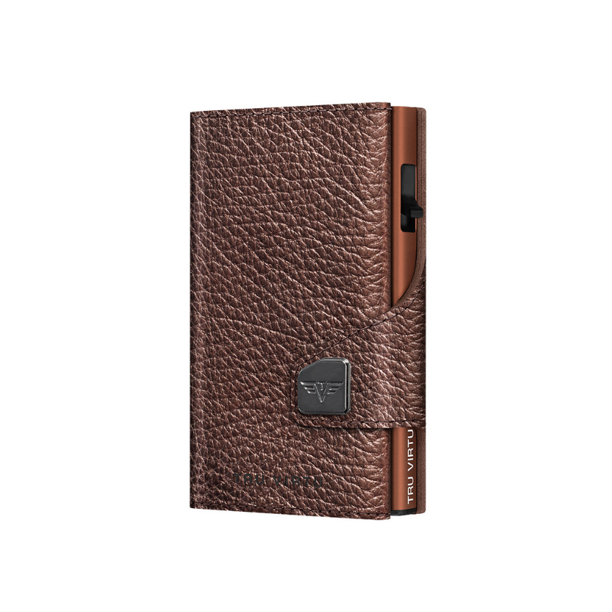 Wallet CLICK & SLIDE Brown Metallic/Brown - Image 4