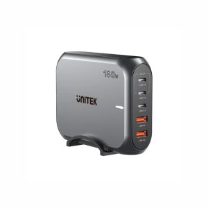 UNITEK 188W PD3.1 Desktop GaN Charging Station – 5-Port Fast Charger with 140W USB-C for Laptops & Smartphones