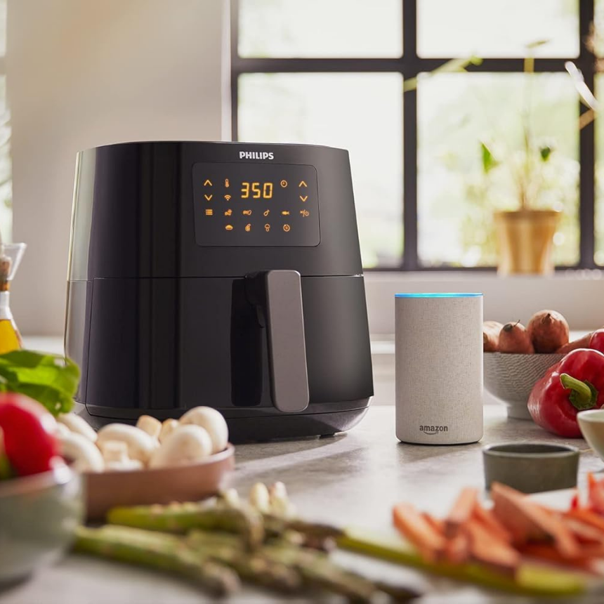 Philips Essential XL Connected Air Fryer 6.2L 14-in-1 (HD9280/91) – Wi-Fi Enabled - Image 2