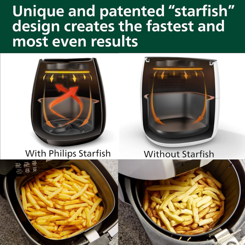 Philips Essential XL Connected Air Fryer 6.2L 14-in-1 (HD9280/91) – Wi-Fi Enabled - Image 3