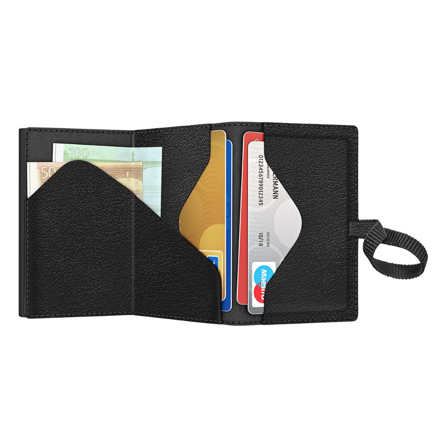Wallet C&S Strap Cross Nappa Black Black/Black - Image 2