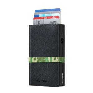 Wallet C&S Strap Cross Nappa Black Camouflage/Bla