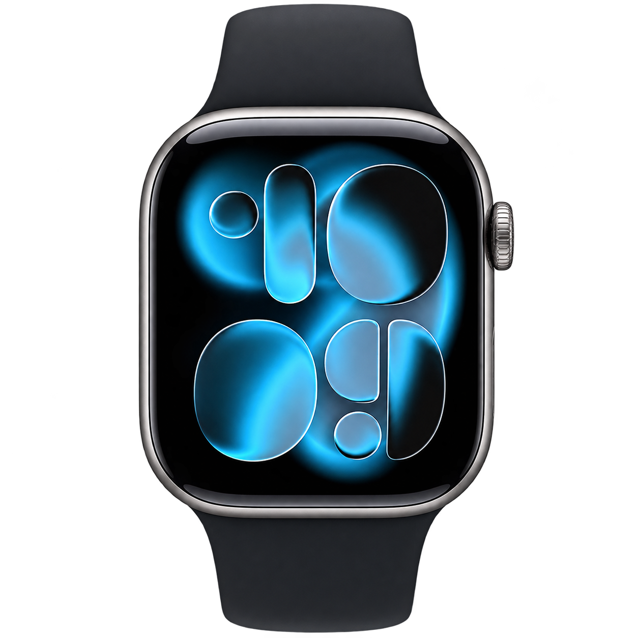 Apple Watch with black strap